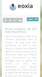 Mobile Screenshot of eoxia.com